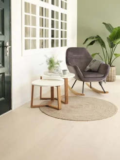 SVENSTRUPMesas nido SVENSTRUP Ø60/50 blanco/roble natural juego de 2