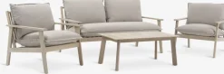 SYLTHOLMConjunto muebles jardín SYLTHOLM 4,5 plazas madera dura