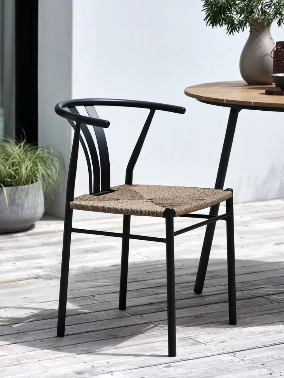 TAGMARKSilla de jardín TAGMARK negro