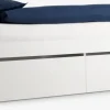TANGBJERGCama con almacenaje TANGBJERG 90/180x200 blanco