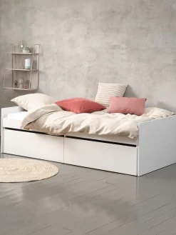 TANGBJERGCama con almacenaje TANGBJERG 90/180x200 blanco
