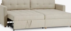 TEGLHUSESofá cama con chaise longue TEGLHUSE tela beis