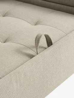 TEGLHUSESofá cama con chaise longue TEGLHUSE tela beis