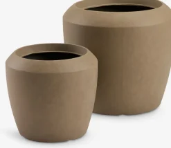 TEISTMacetero TEIST Ø34/25 marrón juego de 2