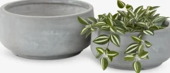 TERASSEMacetero TERASSE Ø44/36 gris juego de 2