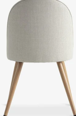 THORUPSilla de comedor THORUP tela beis/color roble natural