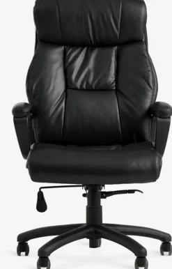 TJELESilla de oficina TJELE polipiel negro/negro