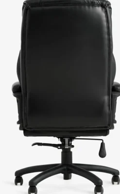 TJELESilla de oficina TJELE polipiel negro/negro