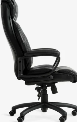 TJELESilla de oficina TJELE polipiel negro/negro