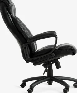 TJELESilla de oficina TJELE polipiel negro/negro
