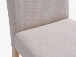 TUREBYSilla de comedor TUREBY tela beis
