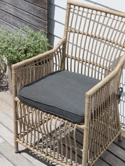 UDSIGTENCojín de jardín para silla UDSIGTEN gris oscuro