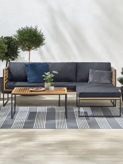 UGILTMesa de centro de exterior UGILT A60xL90 madera dura