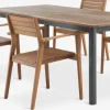 ULBJERG + HAMRAMesa ULBJERG L214/297 + 4 sillas HAMRA madera dura