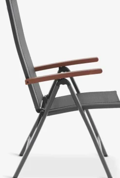ULBJERG + SIRDALMesa ULBJERG L214/297 madera dura + 4 sillas SIRDAL gris
