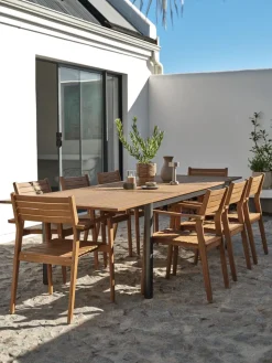 ULBJERGMesa de jardín ULBJERG A99xL214/297 madera dura