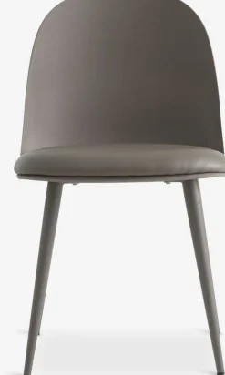 ULDALSilla de comedor ULDAL polipiel marrón