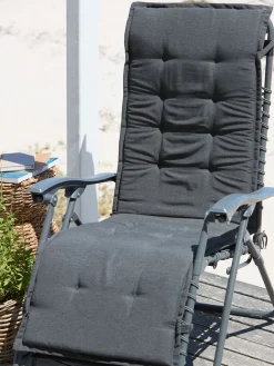 ULFBORGCojín de jardín para sillón relax ULFBORG gris oscuro