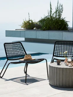 ULLAREDSillón de exterior ULLARED negro
