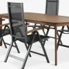 UVDAL + SIRDALMesa UVDAL L223 madera dura + 4 sillas SIRDAL gris
