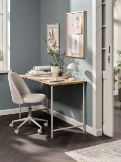 VANDBORGEscritorio VANDBORG 60x120 color roble natural/beis