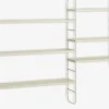 VANDRUPEstante de pared VANDRUP 6 estantes regulables beis
