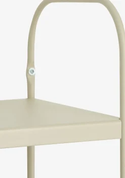VANDRUPEstante de pared VANDRUP 6 estantes regulables beis