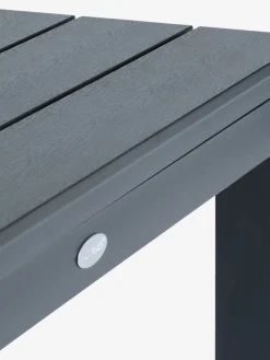 VATTRUP + GAMMELBYMesa VATTRUP L172/276 negro + 4 sillas GAMMELBY gris