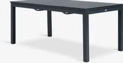 VATTRUP + MYSENMesa VATTRUP L172/276 negro + 4 sillas MYSEN gris