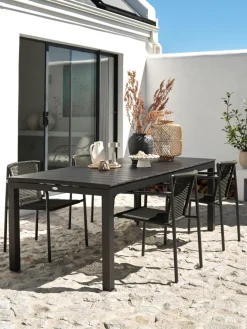 VATTRUPMesa de jardín VATTRUP A95xL206/321 negro