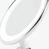 VEDDIGEEspejo de maquillaje VEDDIGE con LED Ø20xA22cm blanco