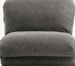 VEGGERSillón cama VEGGER tela gris