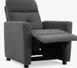 VEJLBYSillón reclinable VEJLBY tela gris oscuro