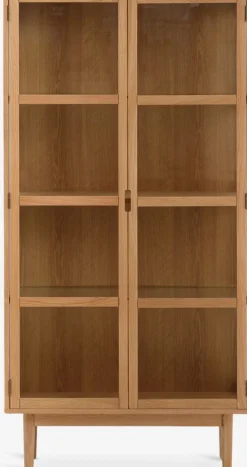 VESTERBYVitrina VESTERBY alta 2 puertas roble natural