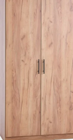 VIBYArmario VIBY 101x200 2 puertas color roble salvaje natural