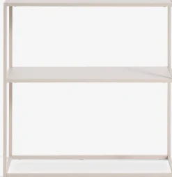 VIRUMMesa consola VIRUM 26x80 con estante beis