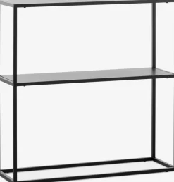 VIRUMMesa consola VIRUM 26x80 con estante negro
