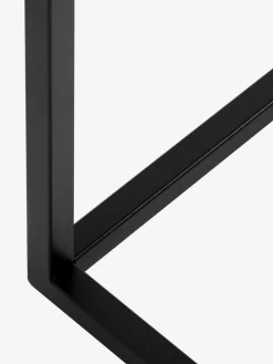 VIRUMMesa consola VIRUM 26x80 con estante negro