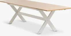 VISLINGEMesa de comedor VISLINGE 90x190 natural/blanco