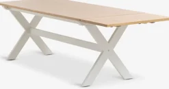 VISLINGEMesa de comedor VISLINGE 90x190 natural/blanco