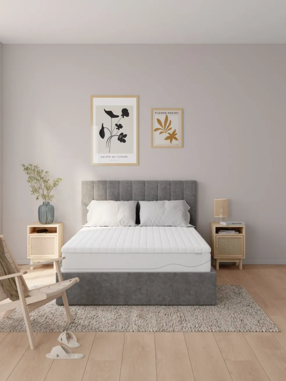 WELLPUR KVITAGOLDColchón de espuma 135x190cm WELLPUR KVITA Firme