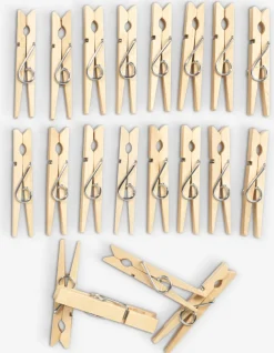WILLHEMPinzas para ropa WILLHEM madera 20 unidades